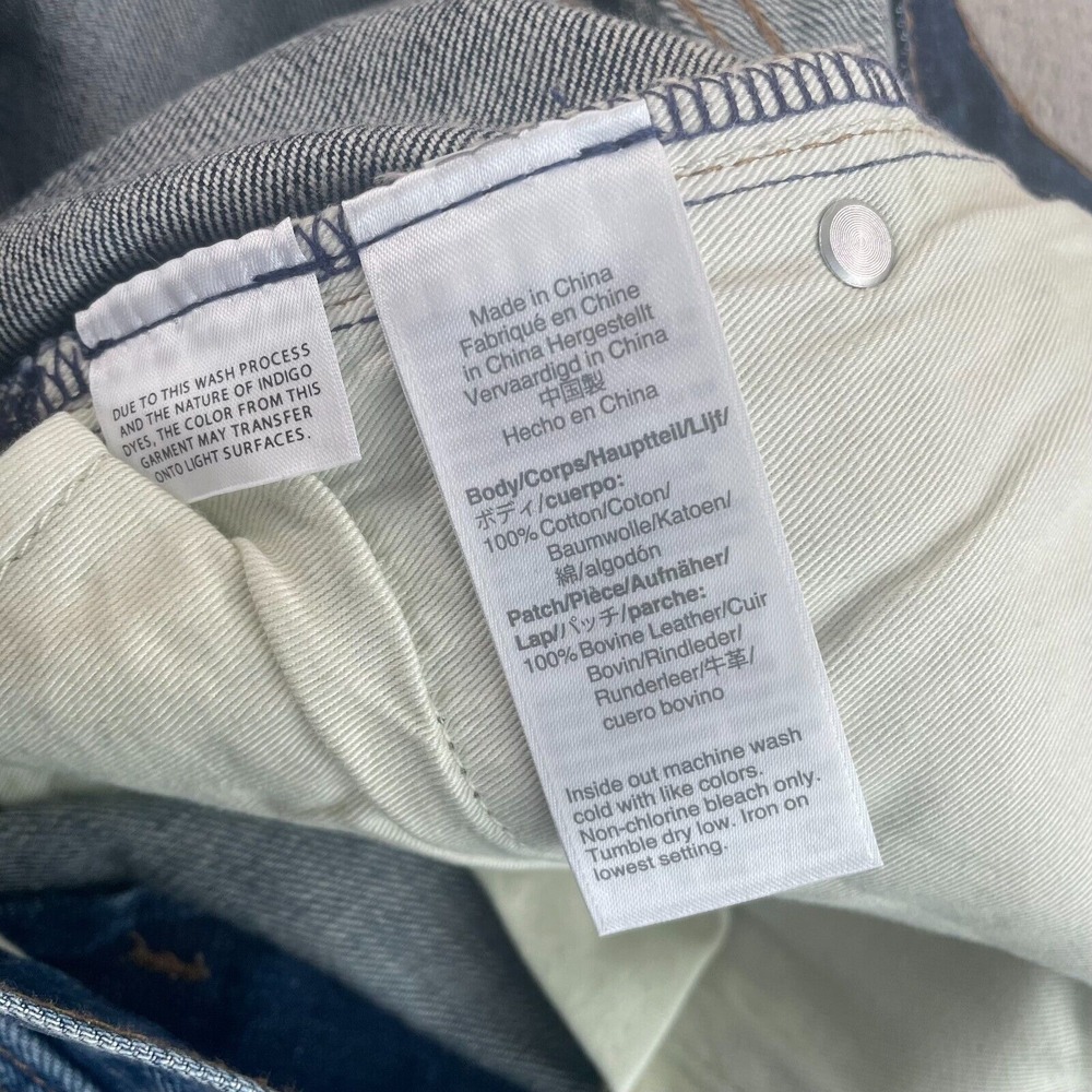 J.CREW 770 Jeans‎ Men 36x31 (Tag 36x32) Indigo Shadow Japanese Rigid Denim NWT - Picture 13 of 14